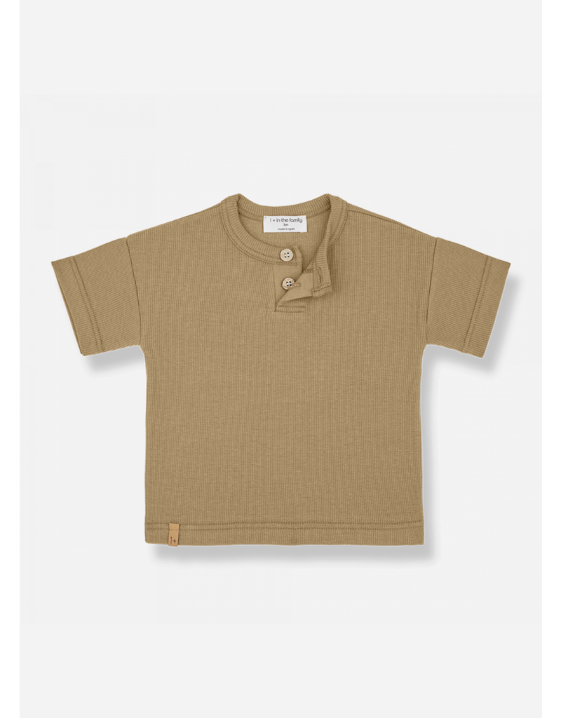 1+ In The Family nestore s sleeve henley shirt  havana