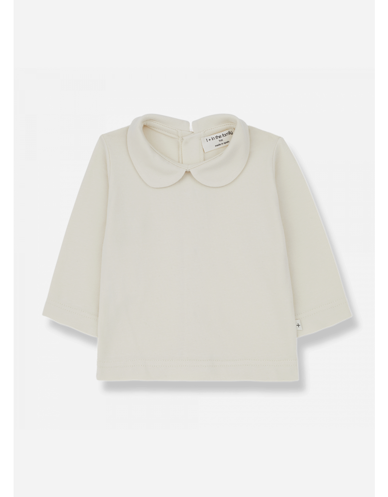 1+ In The Family colette  l.sleeve collar blouse ivory