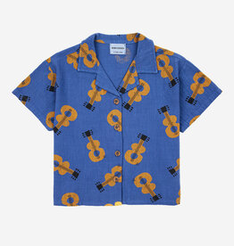 Bobo Choses acoustic guitar all over woven shirt