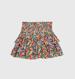 Bobo Choses confetti all over woven ruffle skirt