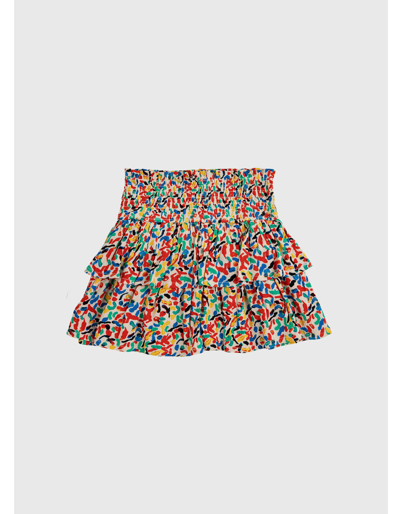 Bobo Choses confetti all over woven ruffle skirt