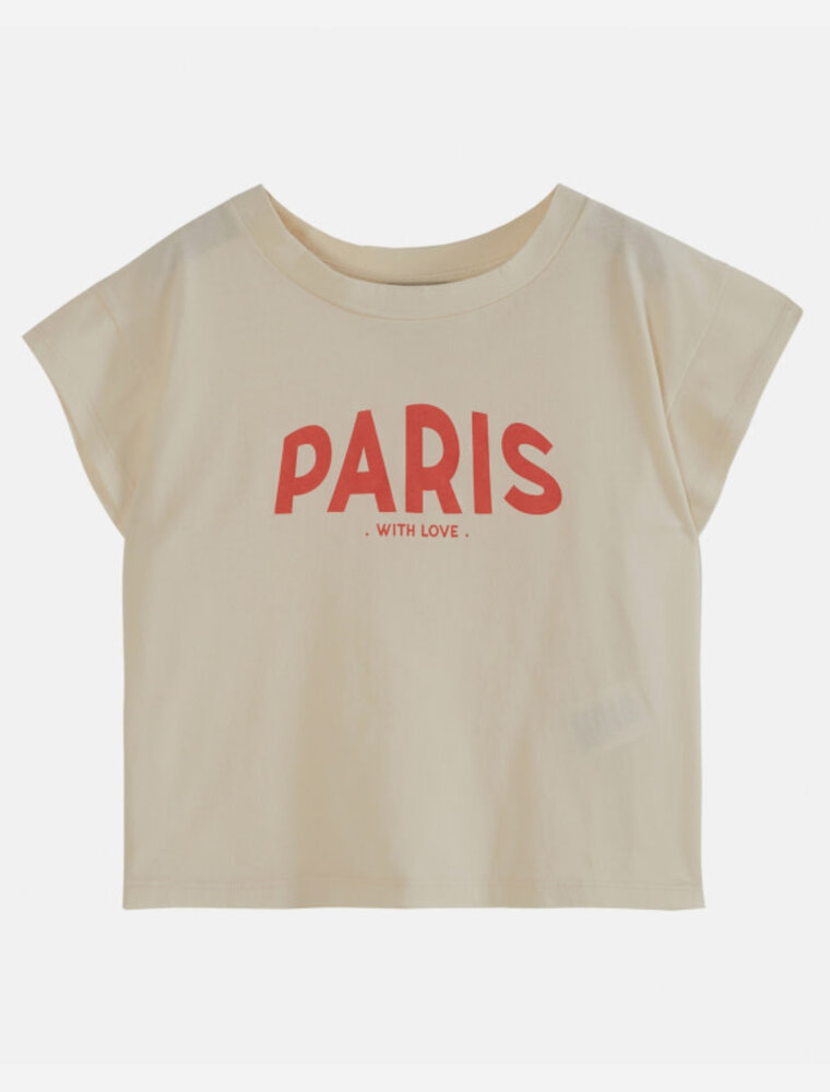 Emile et Ida tee shirt paris ecru