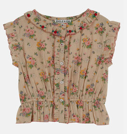 Emile et Ida blouse fleurs vintage floral