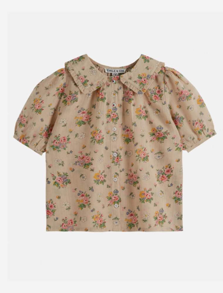 Emile et Ida blouse fleurs vintage floral