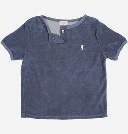 Buho terry t-shirt blue stone