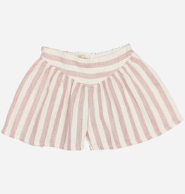 Buho stripes shorts desert red