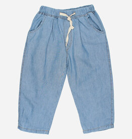 Buho denim linen pants washed denim