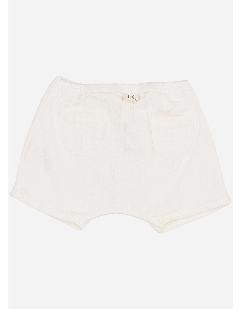 Buho bb rib shorts talc