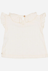 Buho bb frill collar t-shirt talc