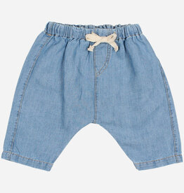 Buho bb denim linen pants washed denim