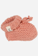 Buho nb knit booties rose clay