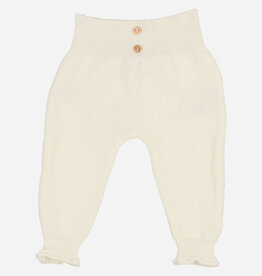 Buho nb knit pants ecru