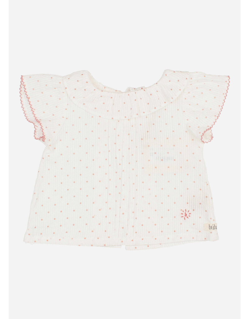 Buho nb stars blouse rose clay