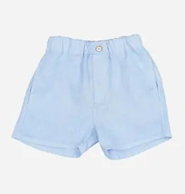 Buho linen bermuda placid blue