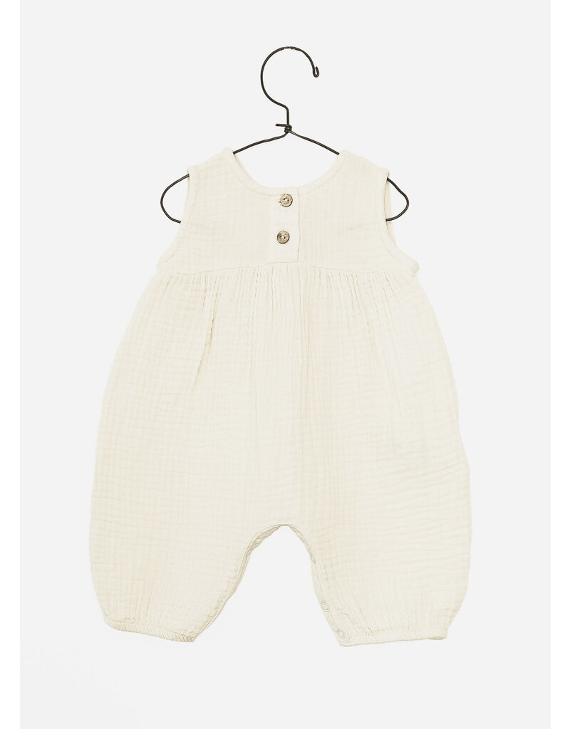 Play Up new born woven jumpsuit fiber