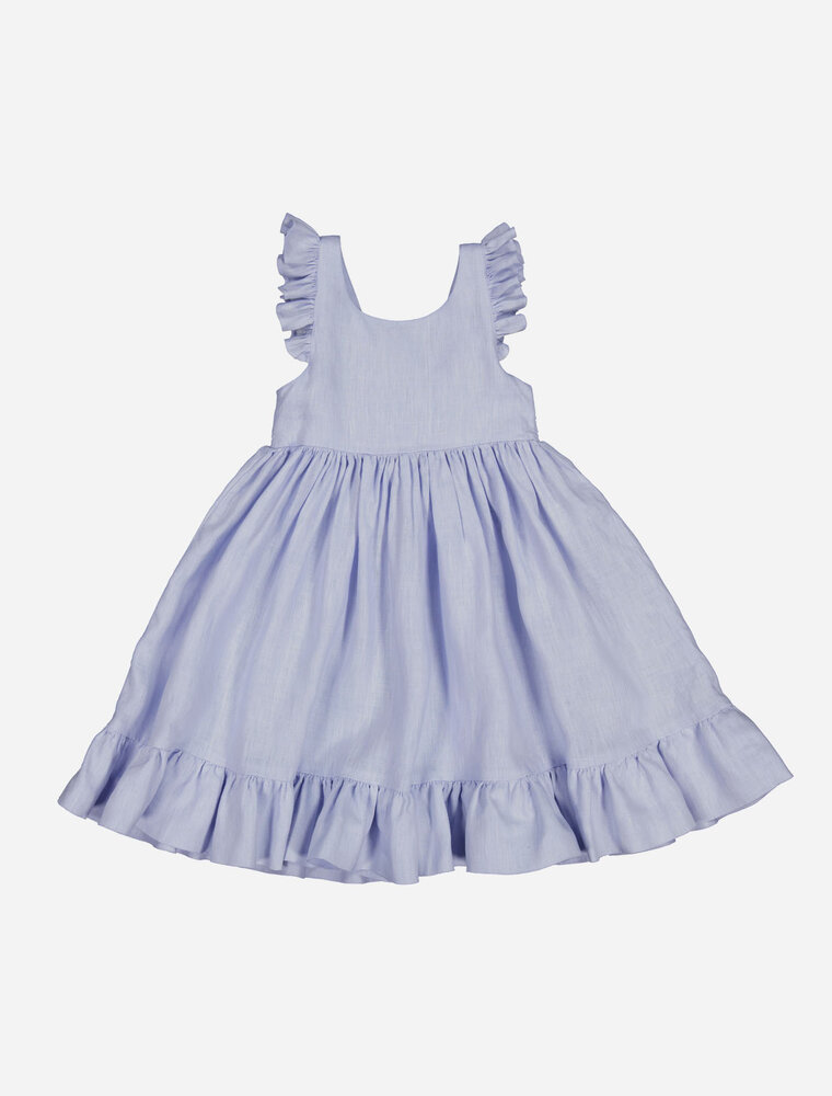 MarMar Copenhagen *danita frill dress blue mist