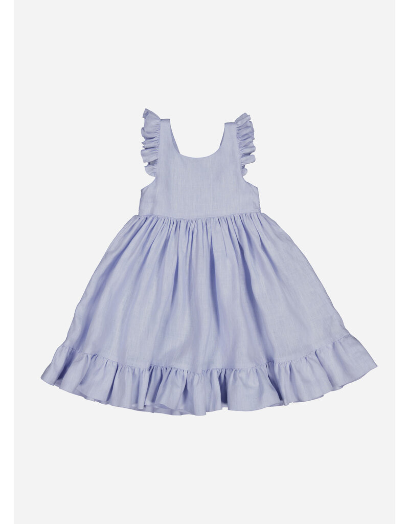 MarMar Copenhagen *danita frill dress blue mist