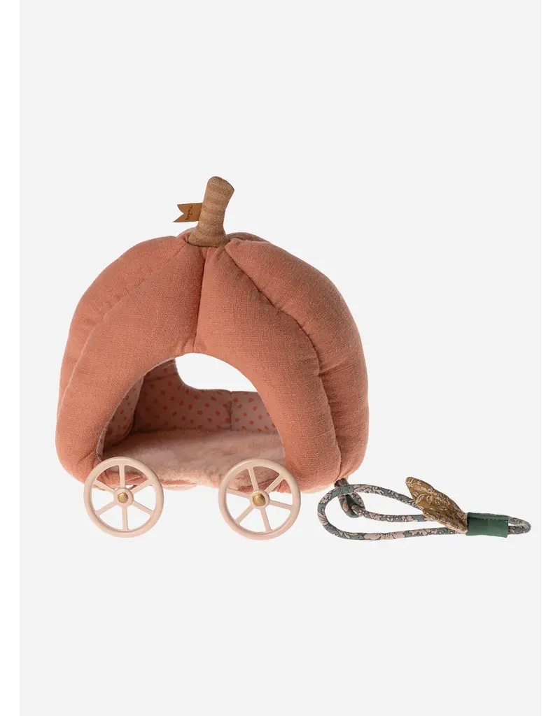 Maileg *pumpkin carriage mouse