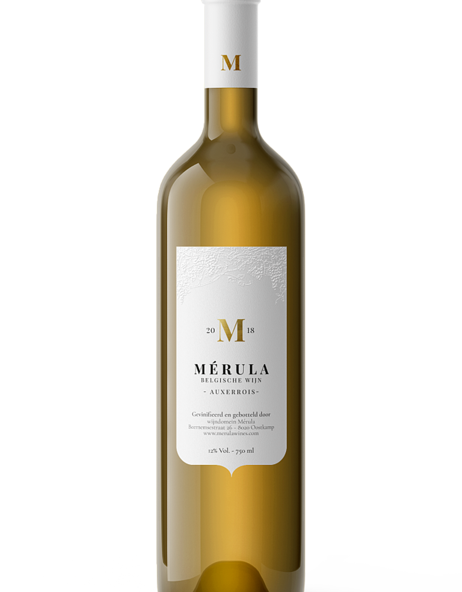 Auxerrois Merula wijn  75 cl  Belgische wijn