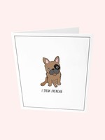 The Gift Label Card I speak frenchie