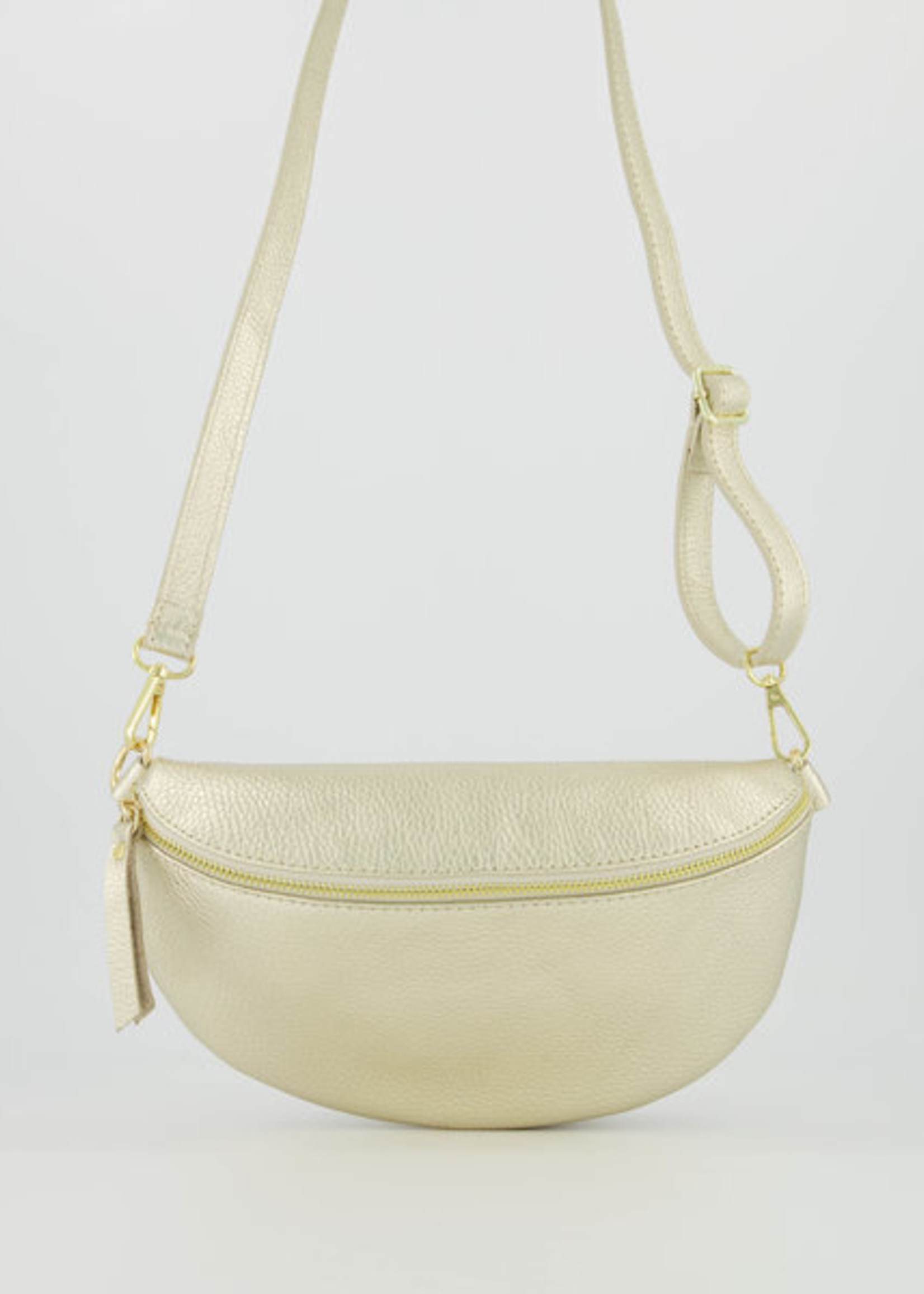 Leren Tas Zoey Big Gold