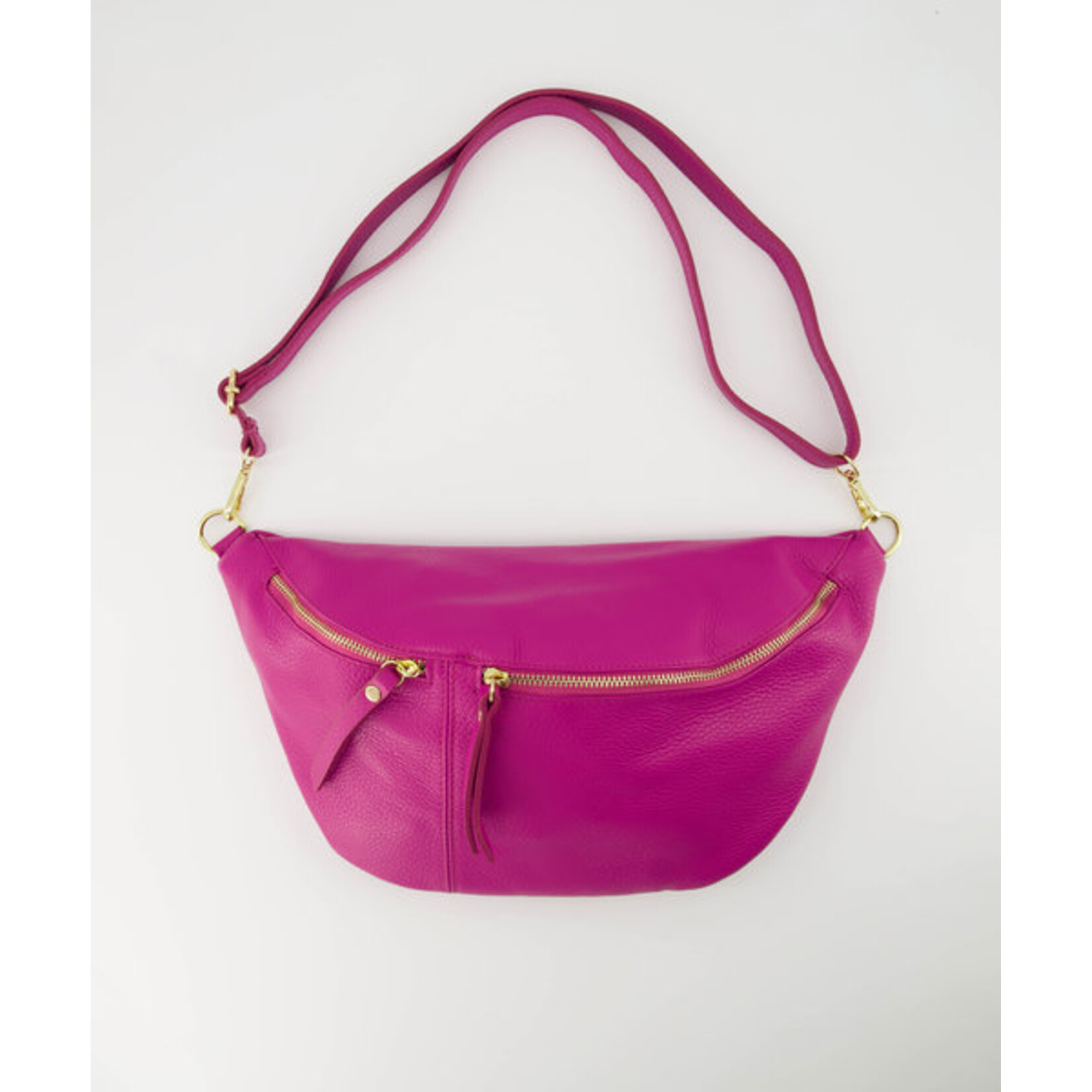 Leren Tas Wendy Fuchsia