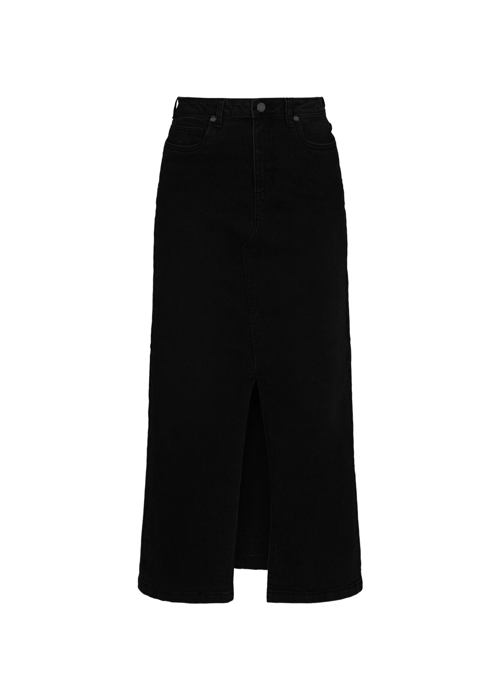 Sisters Point Olia denim skirt black