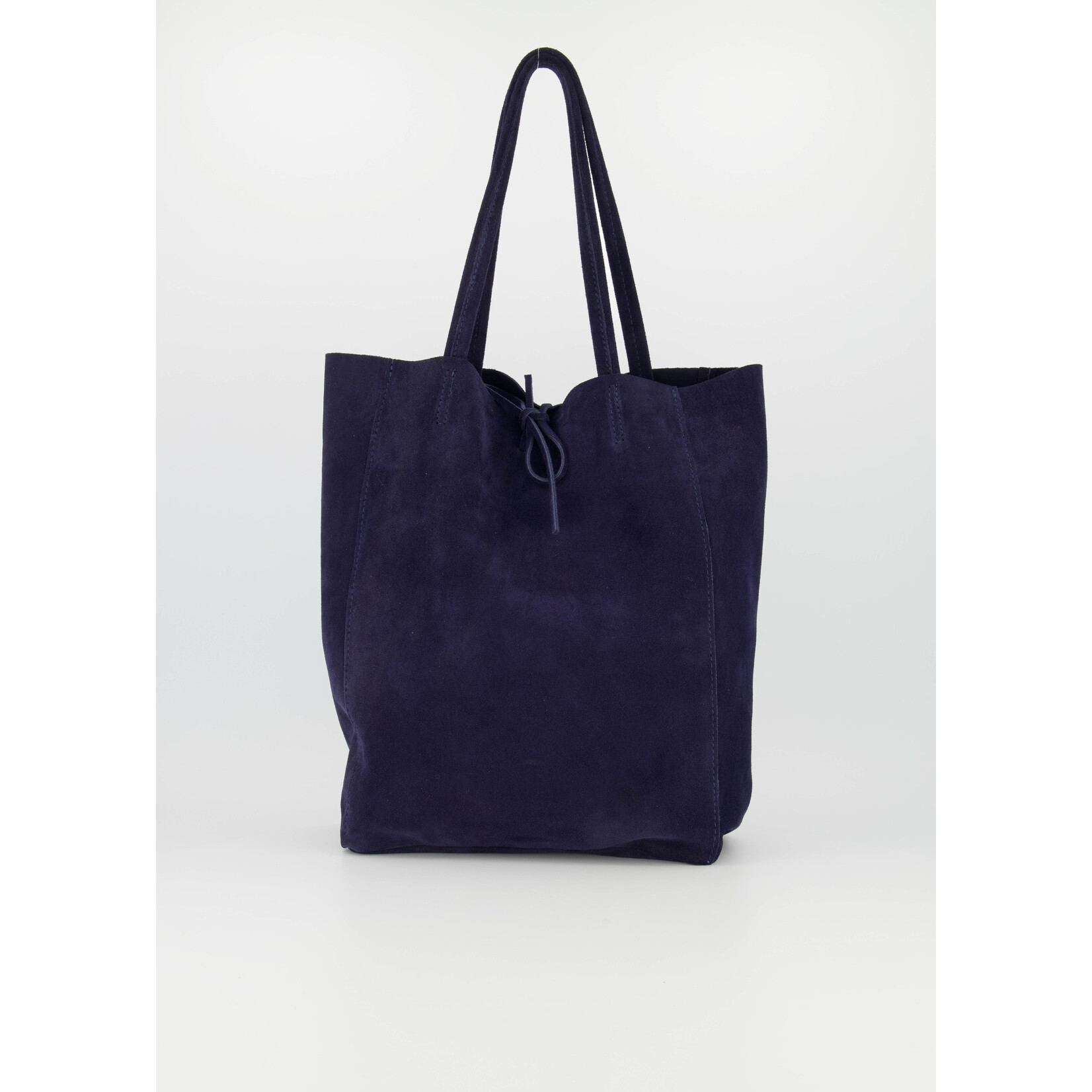 Suede shopper Mia Blauw