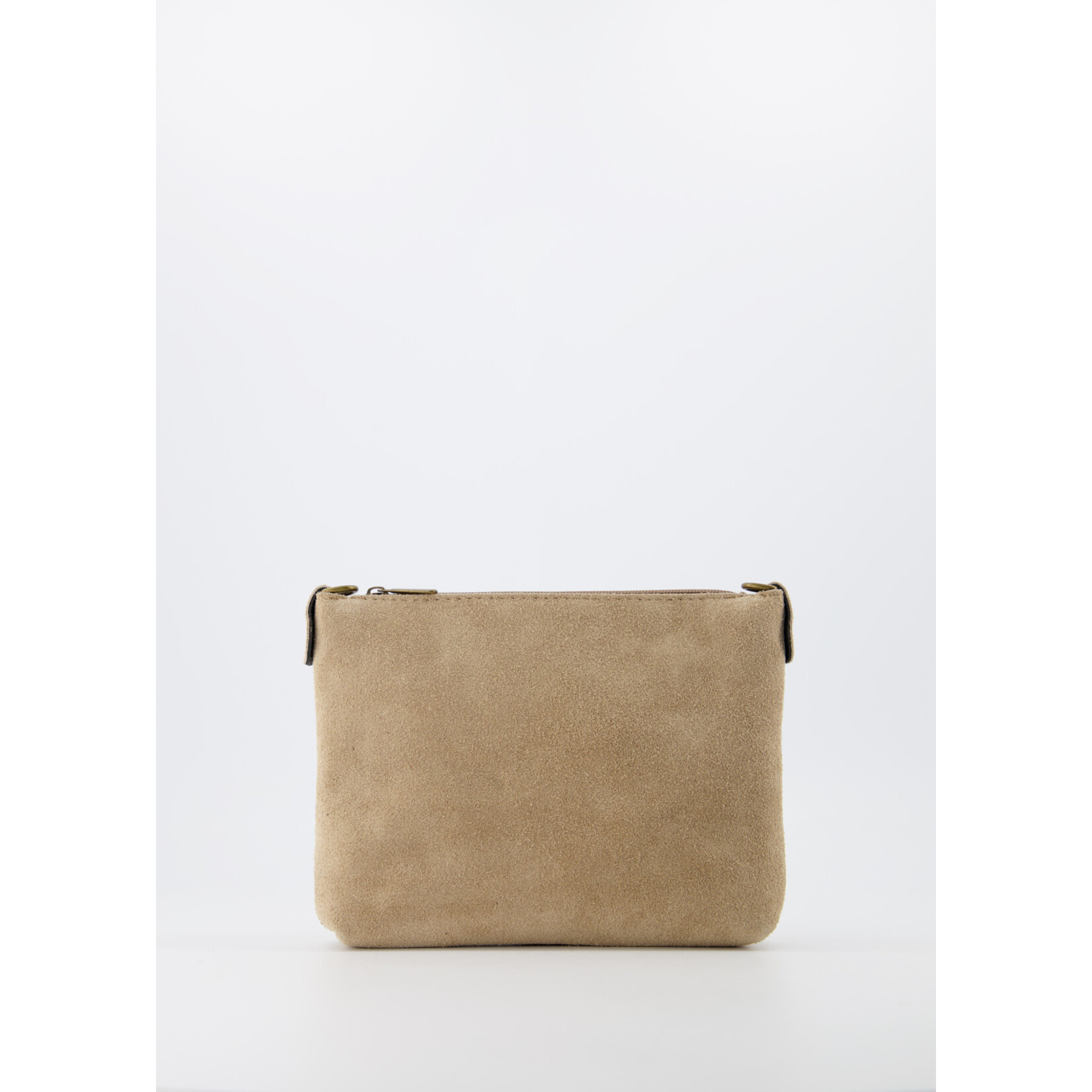 Suede Crossbody tas Ariel Beige