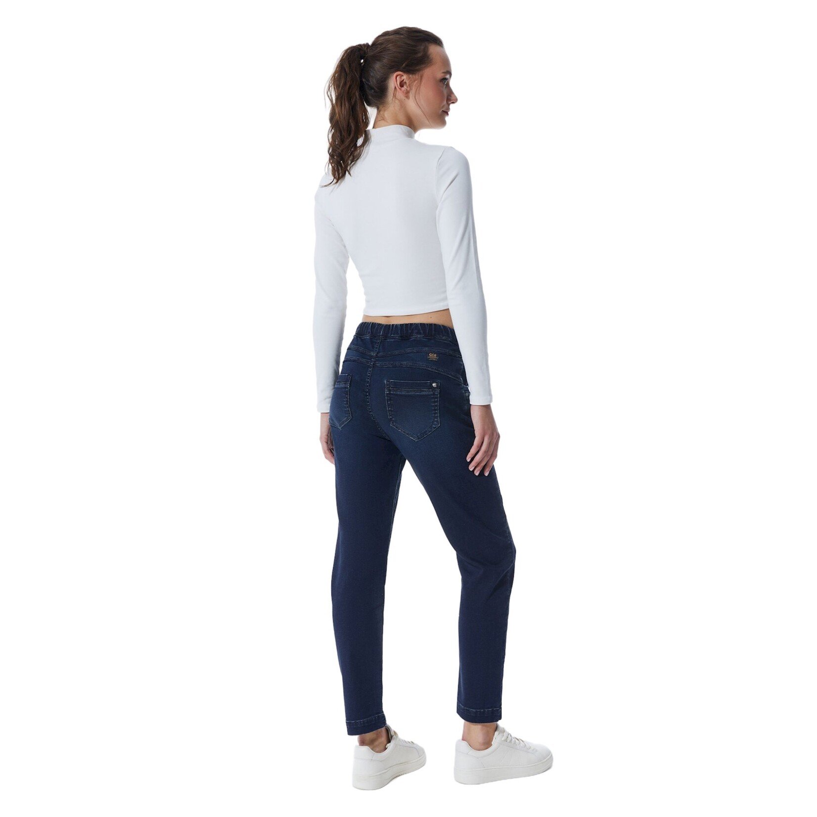 C.O.J. COJ pants Ella Dark blue denim