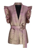 Ydence gilet Ziggy gold / pink