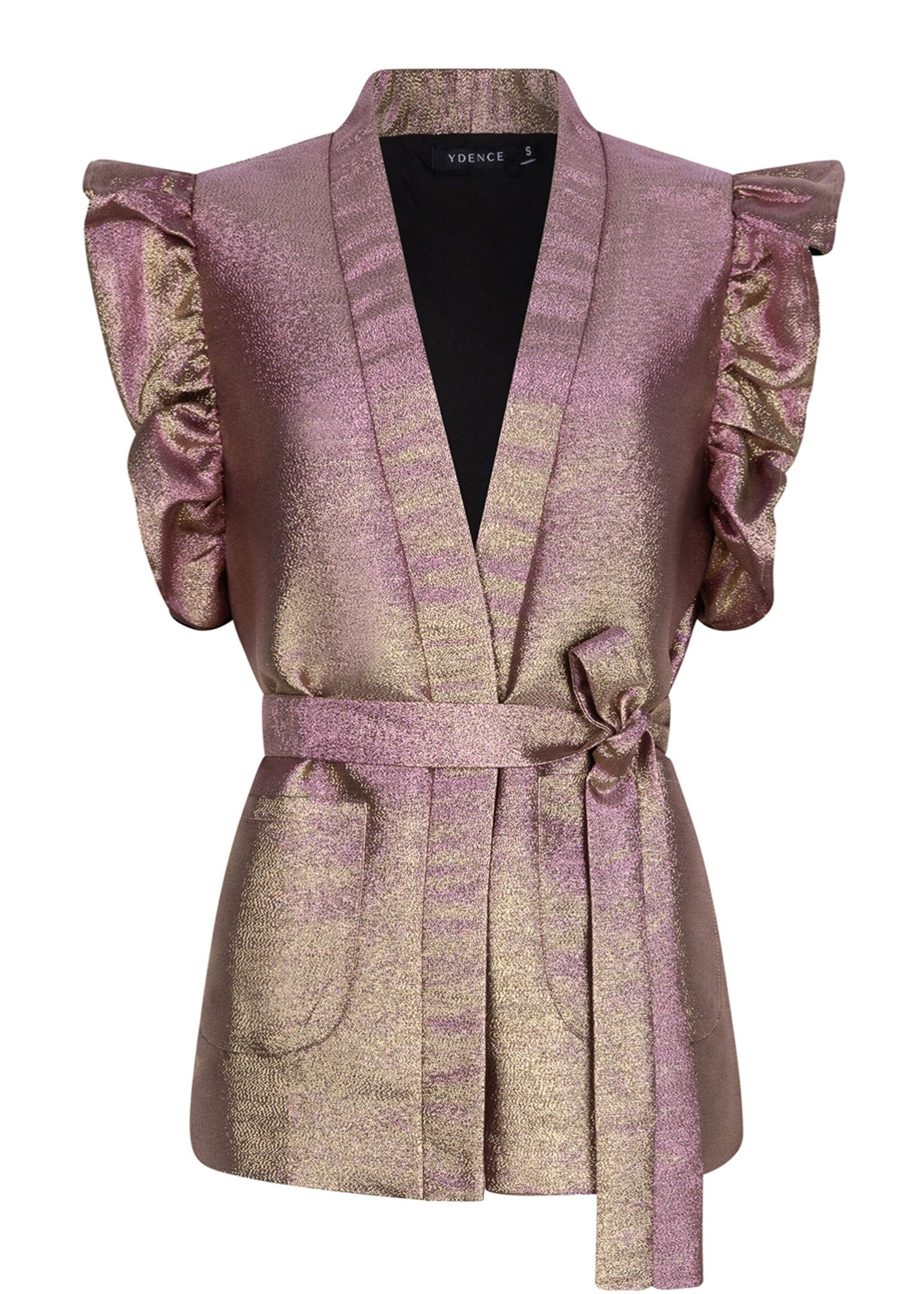 Ydence gilet Ziggy gold / pink