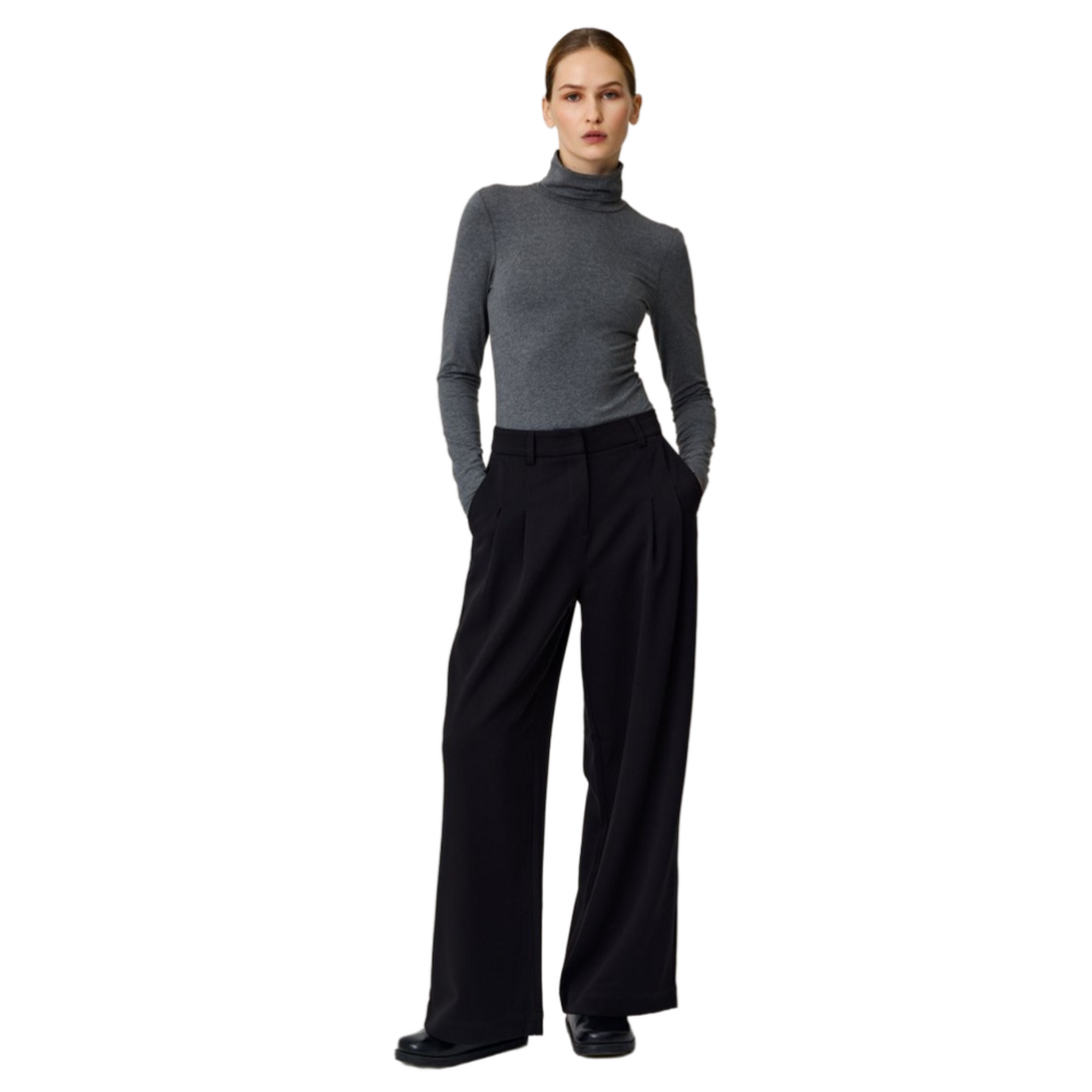 Moss Copenhagen Henrika HW Pants Black