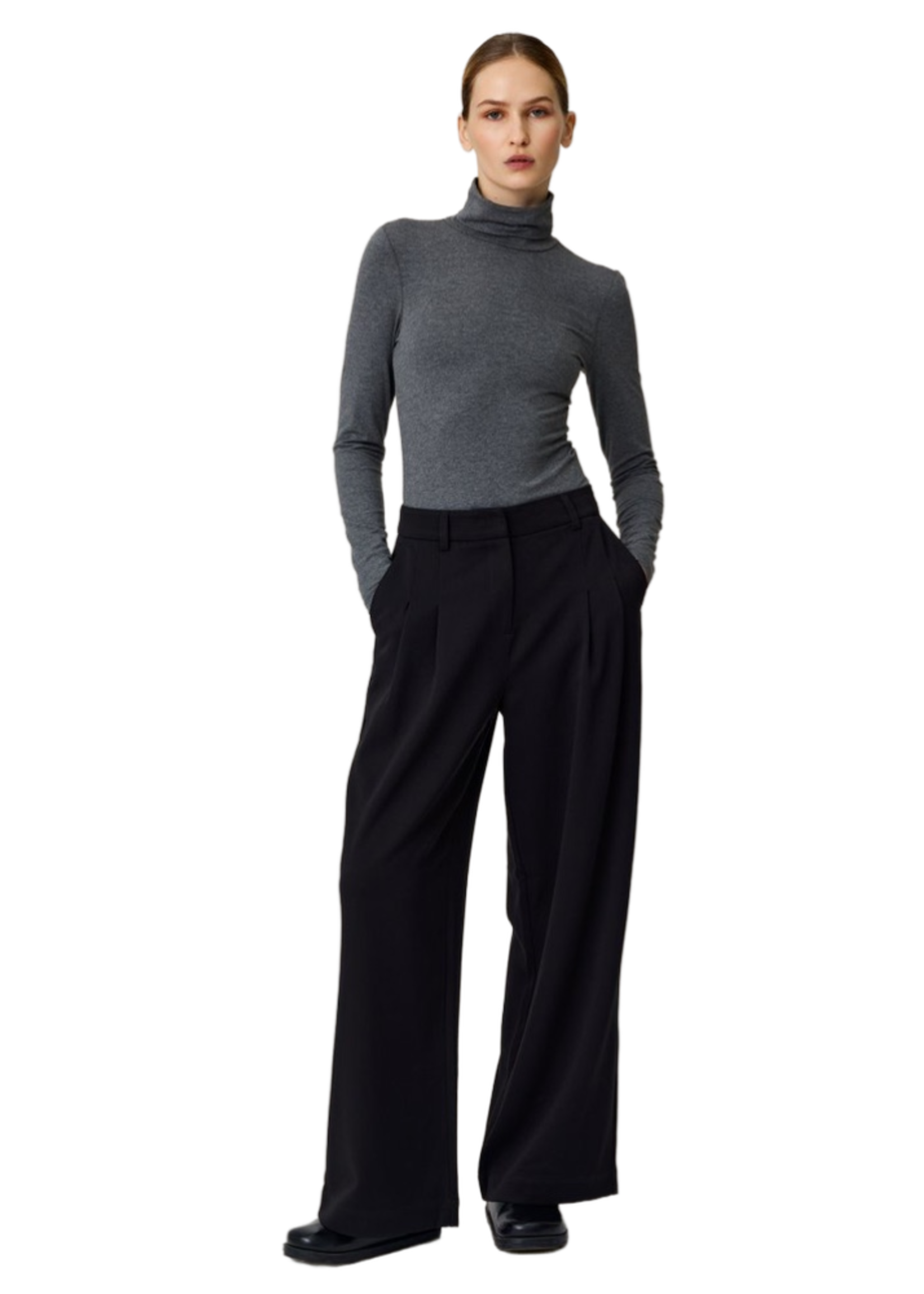 Moss Copenhagen Henrika HW Pants Black