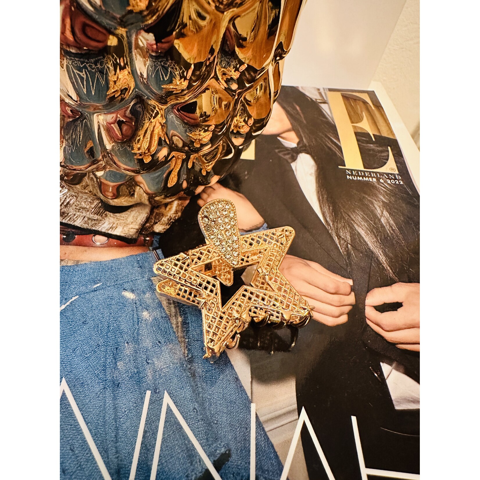 Bulu hairclip goud star