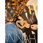 Bulu hairclip goud heart