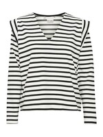 ICHI Ihitira sweater stripe black