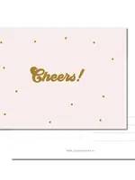 Stationery & Gift Stationery & Gift kaart Cheers pink