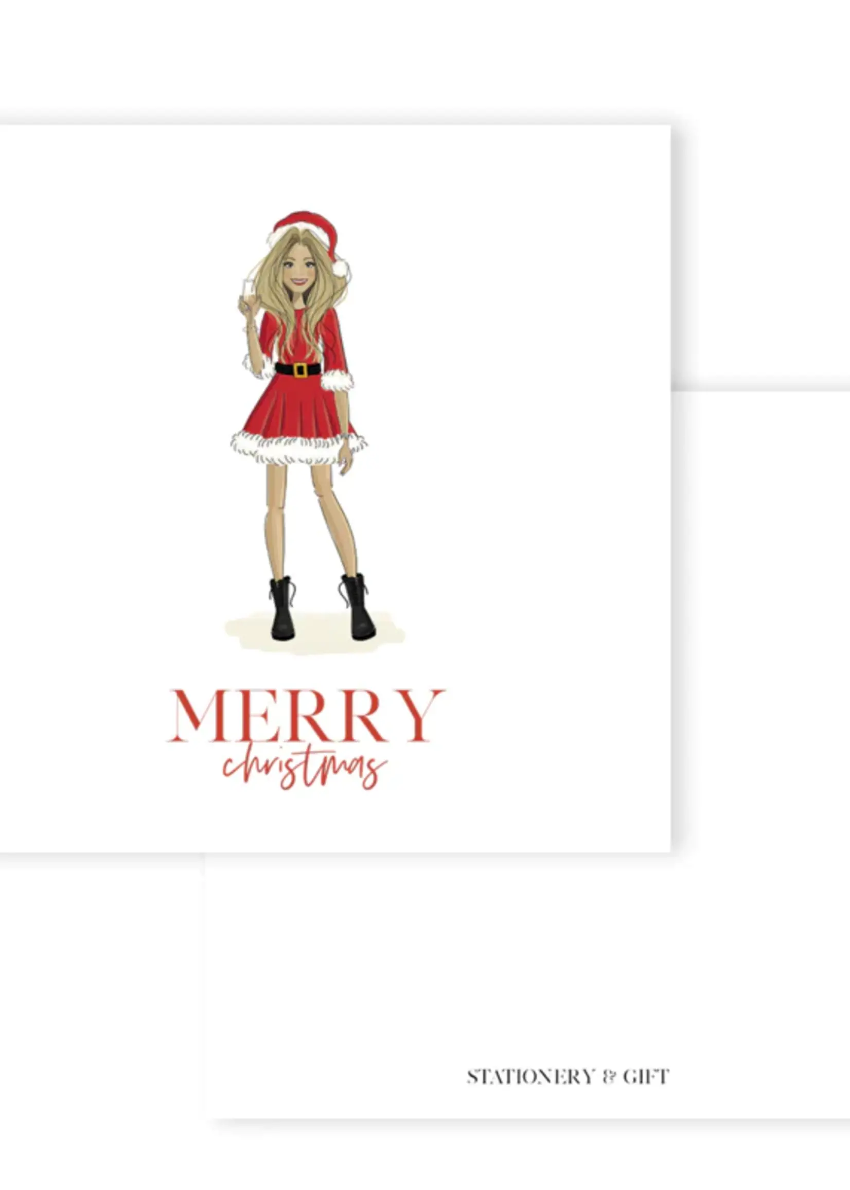 Stationery & Gift Stationery & Gift kaart Merry Christmas babe