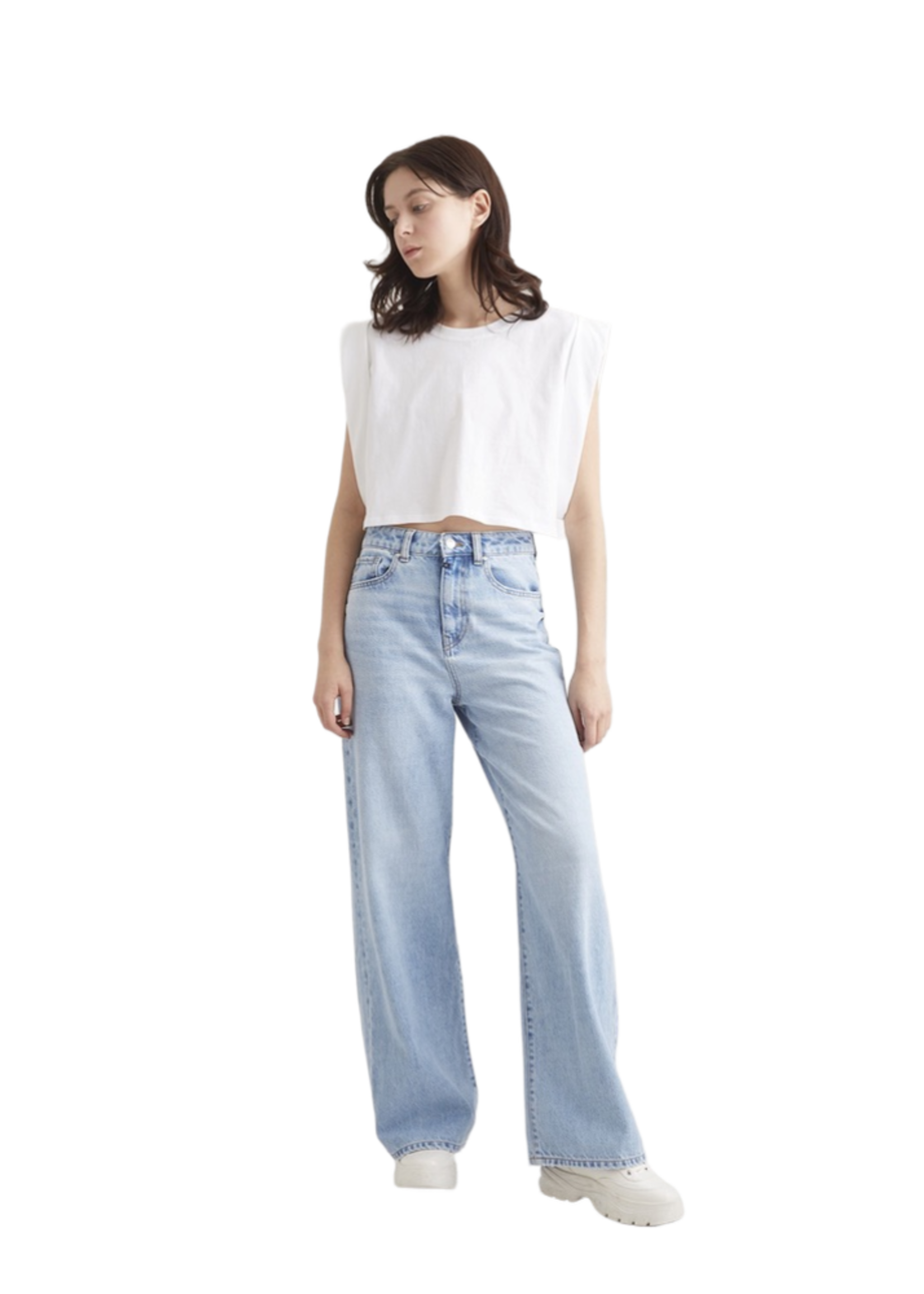 C.O.J. COJ Maria wide jeans light blue