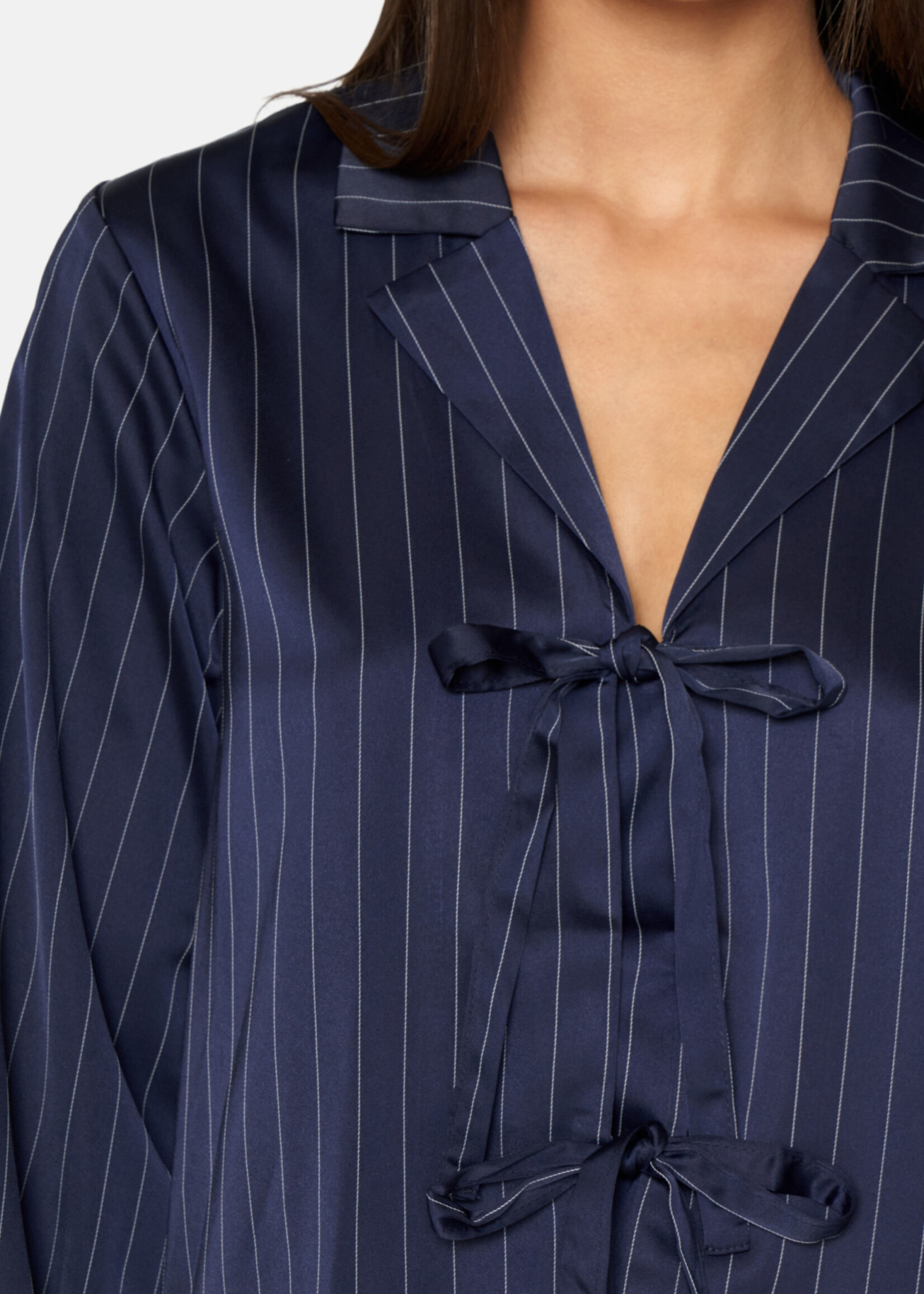 Sisters Point Vabby blouse stripe navy