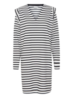 ICHI Ihitira dress black stripe