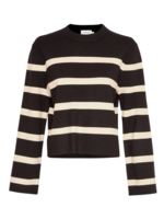 Moss Copenhagen Ginnette East pullover Black stripe