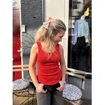 Haarclip strik licht roze