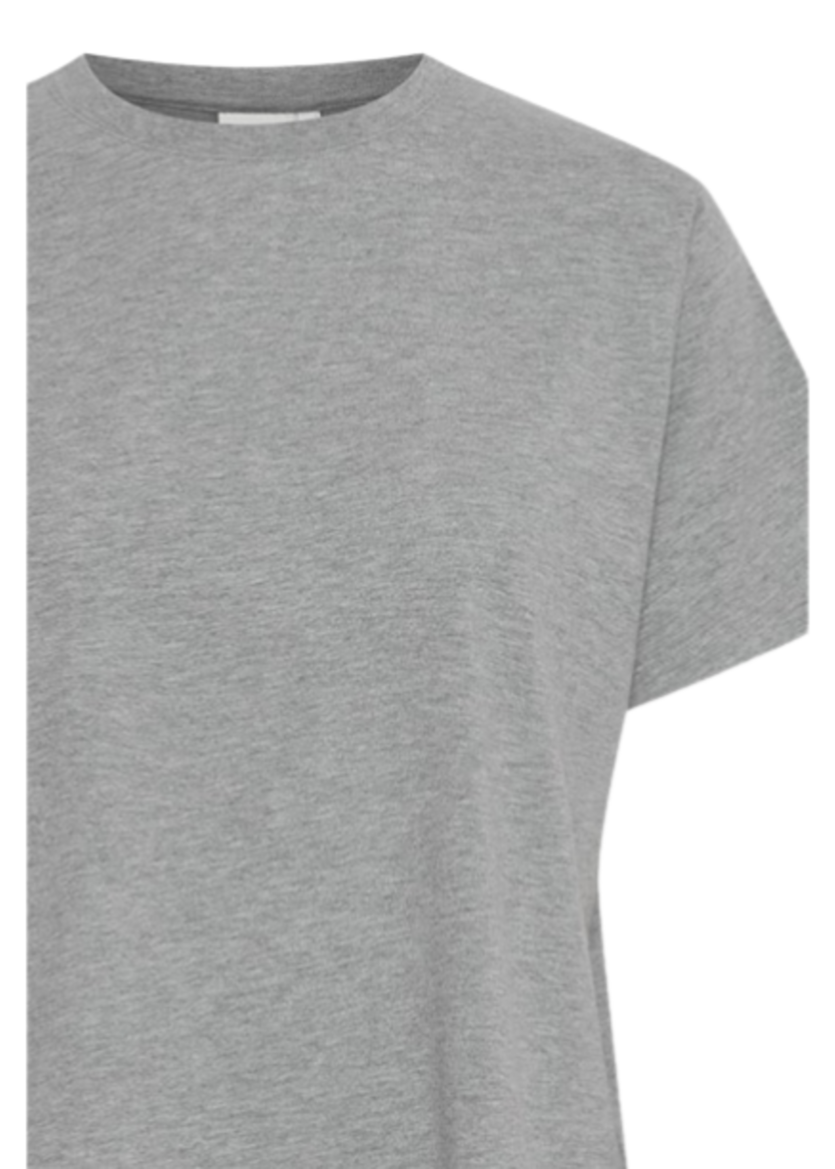 ICHI Ihpalmer basic tshirt grey