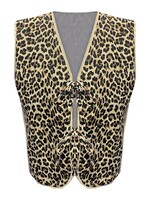 Gilet Leopard strik