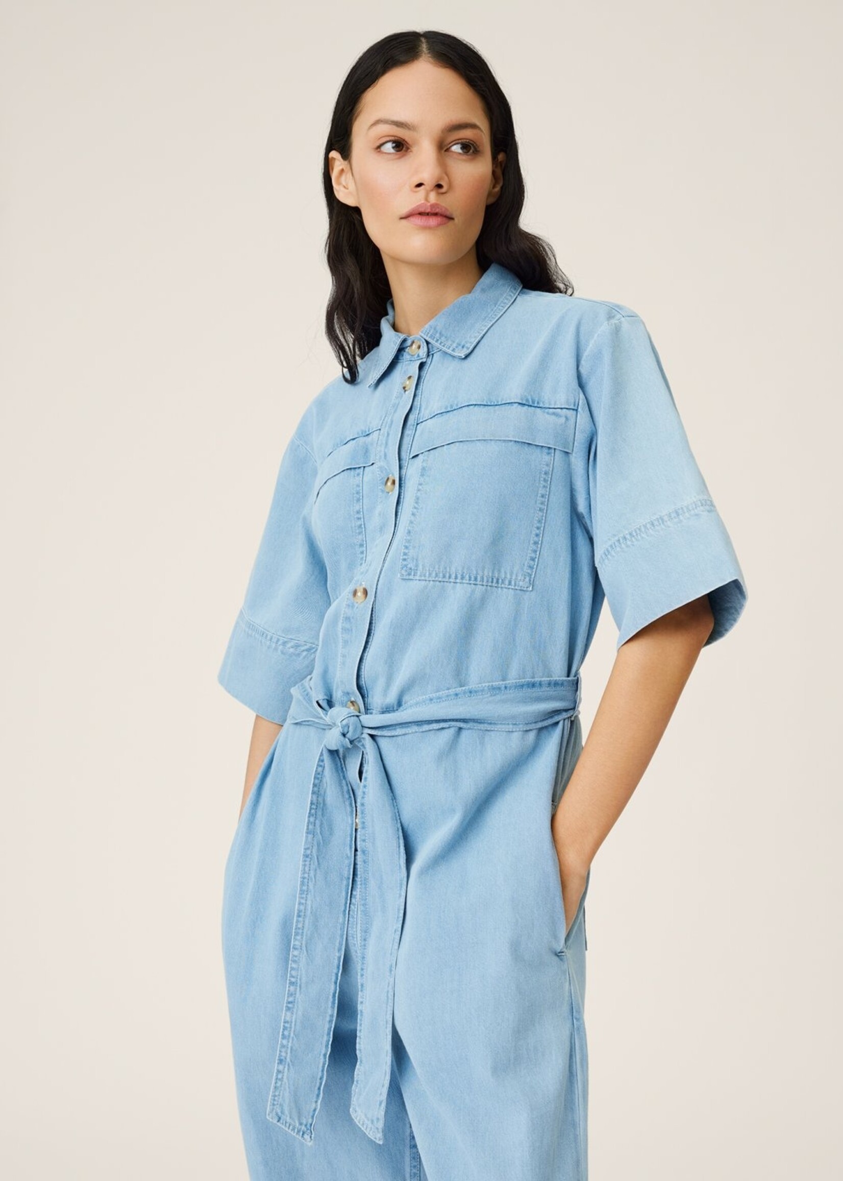 Moss Copenhagen Shayla jumpsuit blue