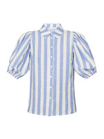 Sisters Point Ella blouse blue / white stripe