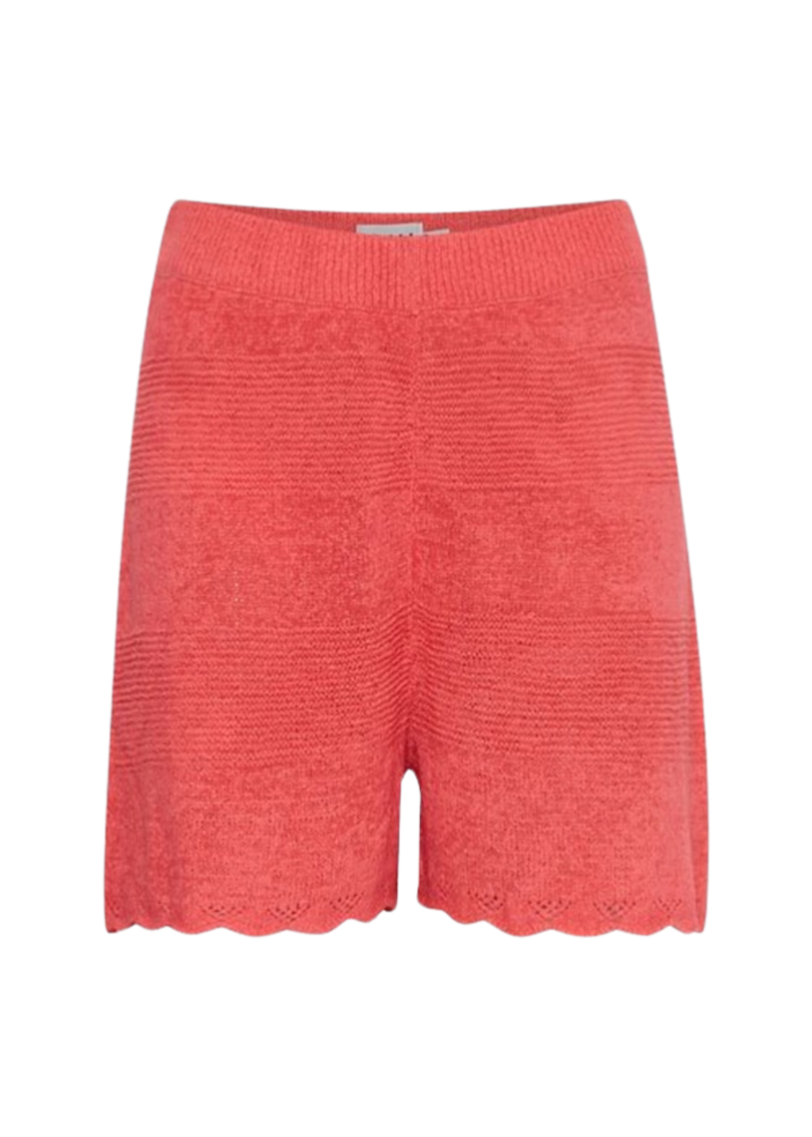 ICHI Ihperlas gebreide shorts Coral