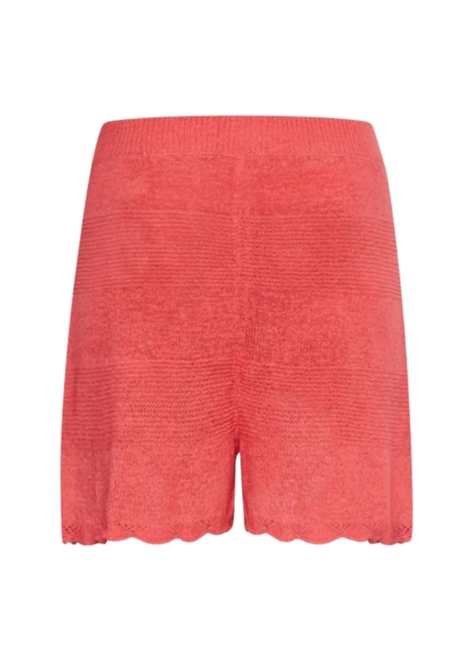 ICHI Ihperlas gebreide shorts Coral